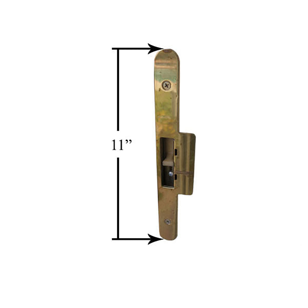 Andersen Strike Plate Cover, AP/PA Door - Bright Brass