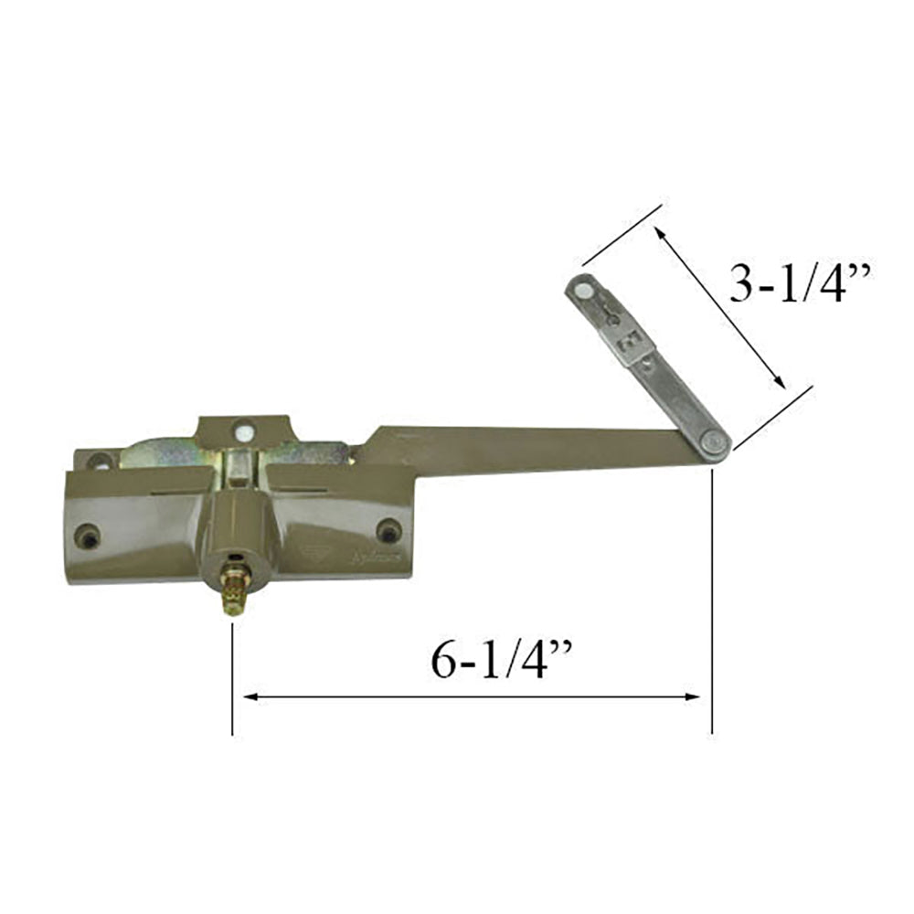 Andersen Window - Operator, Casement, Wood, Split Arm, PSC, Stone - Left