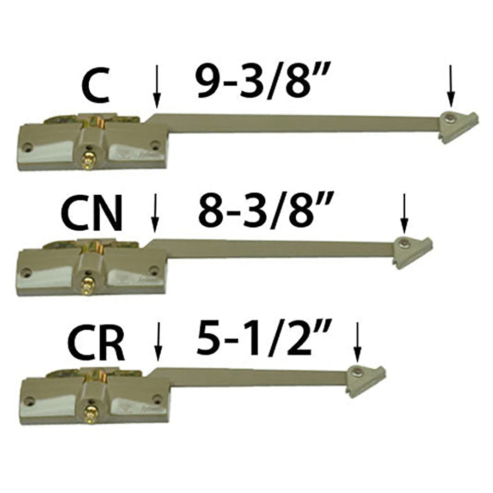 Andersen Window - Perma-Shield Casement Operator, Wood, Single Arm, PSC,  Straight arm, 7191-32, RH