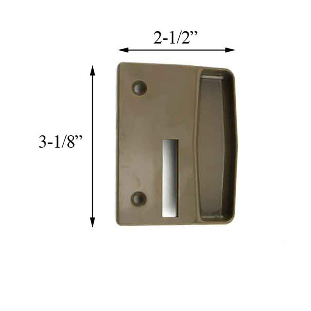 Andersen Window - PSII Gliding Doors - 3 Panel Inside Screen Door Handle Pull - Terratone