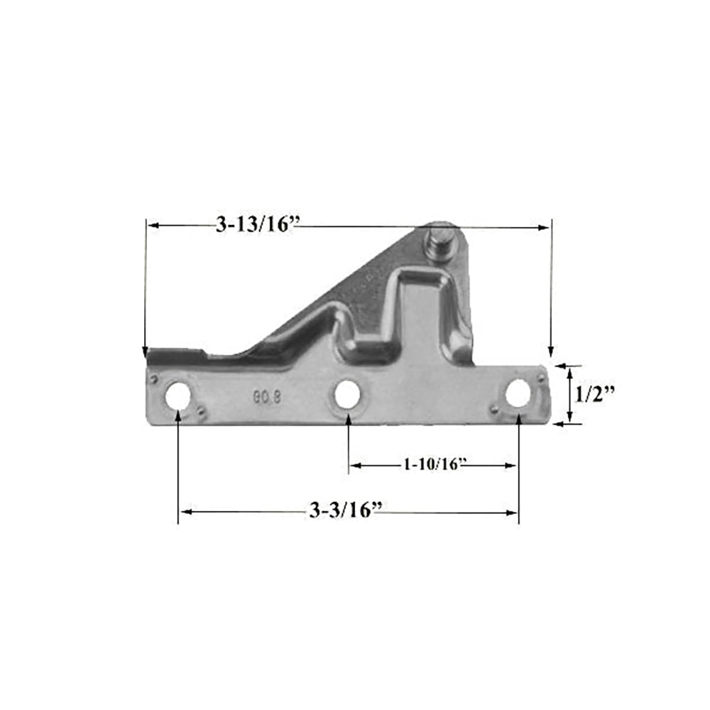 Andersen Window Split Arm Sash Bracket w/Screws & Stud - Right