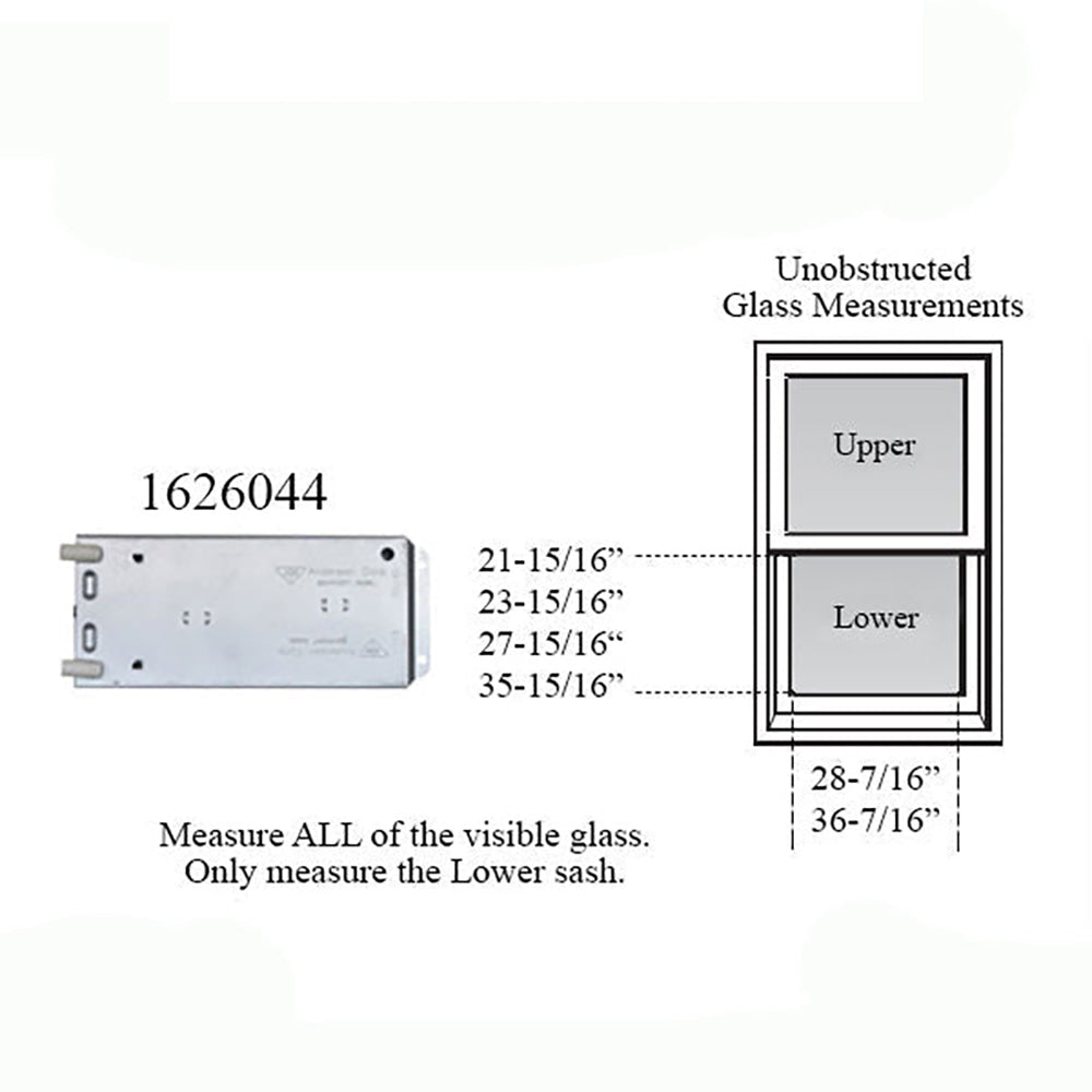 Andersen Windows - Perma-Shield Narroline Counter Balancer, # 1031