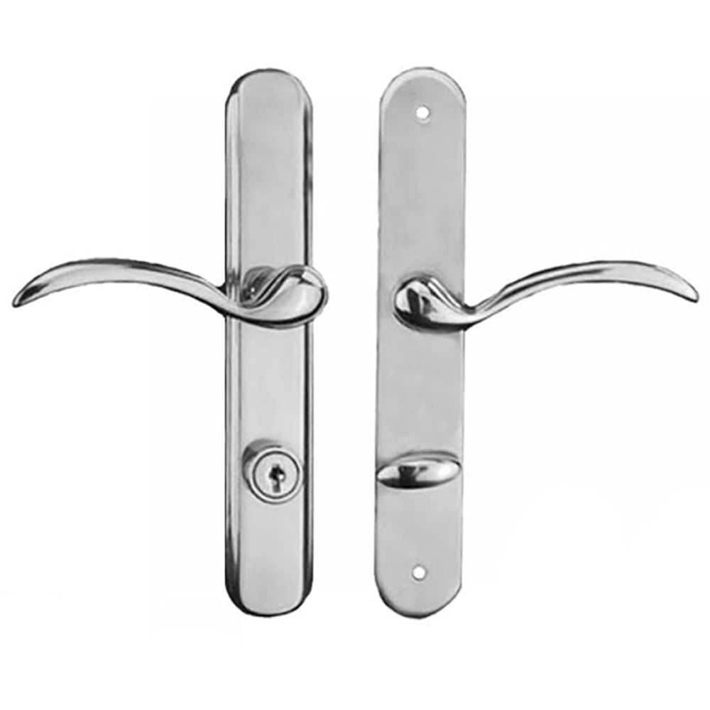 Blemished Andersen Poignée de contre-porte traditionnelle pour portes à âme en bois - Nickel satiné