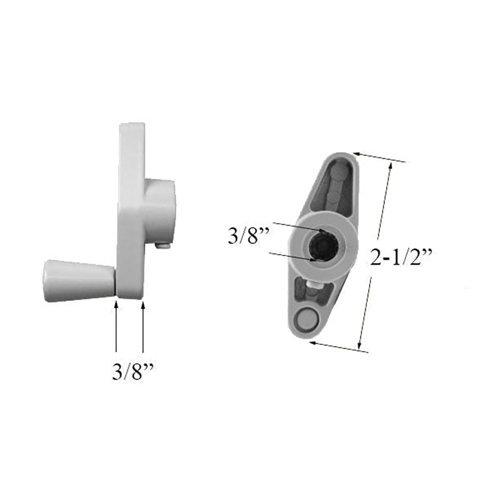 Compact Casement Operator Handle