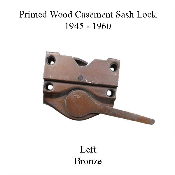 Discontinued - Andersen Casement Sash Lock 1945-1960 - Left, Bronze