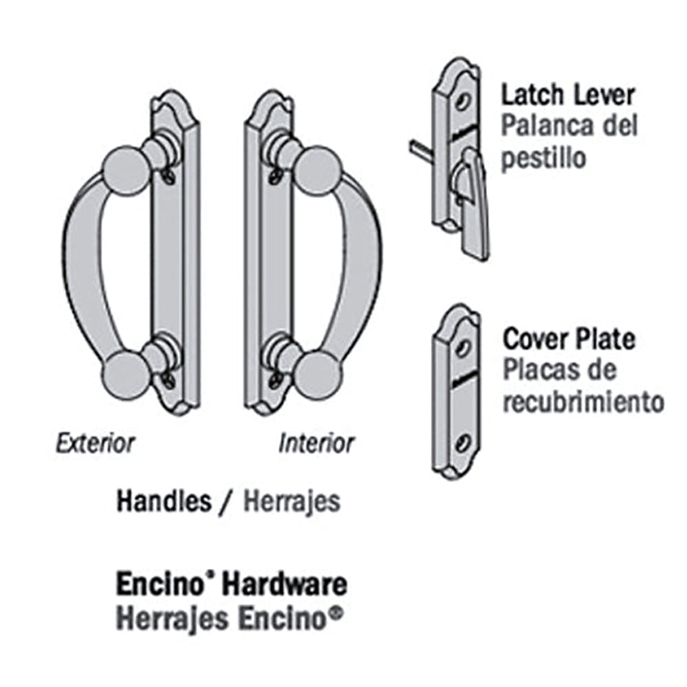 Encino 2 Panel Complete Gliding Door Trim Set