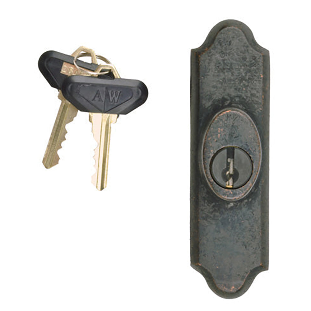 Encino Exterior Gliding Door Keyed Lock