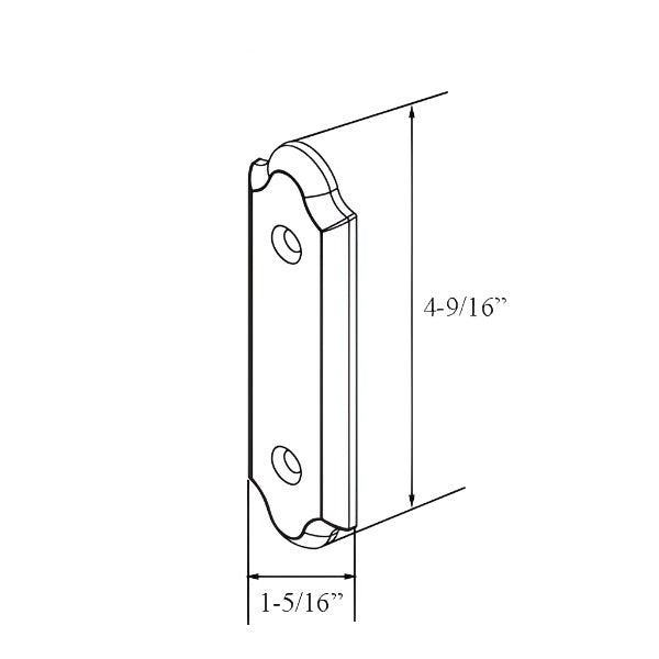 Encino Gliding Door Cover Plate