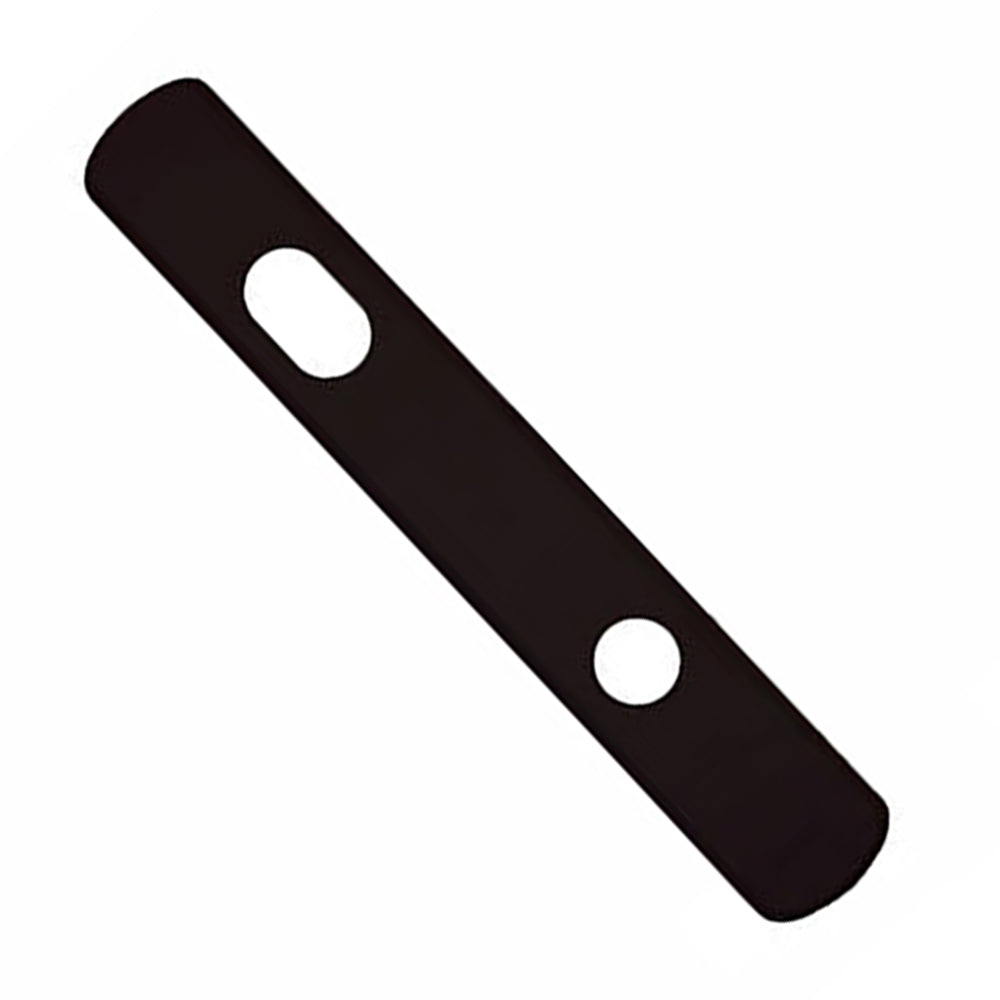 Escutcheon Plate, Albany Exterior Passive Door - Black