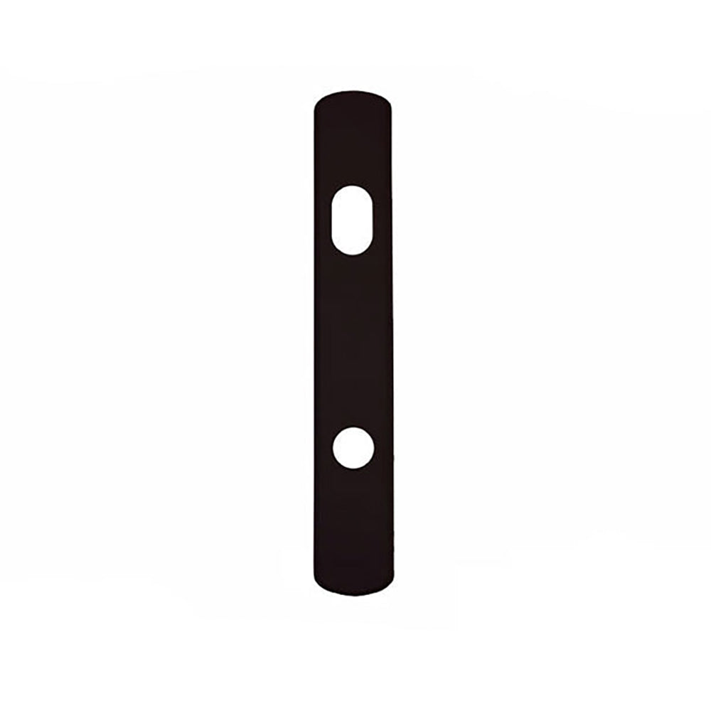 Escutcheon Plate, Albany Exterior Passive Door - Black