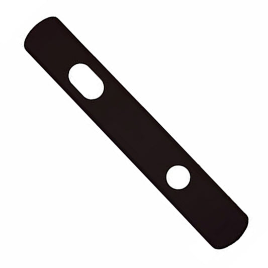 Escutcheon Plate, Albany Interior Passive Door - Black