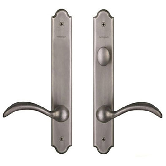 Hardware Kit, Double Door, Encino, Active / Passive - Distressed Nickel