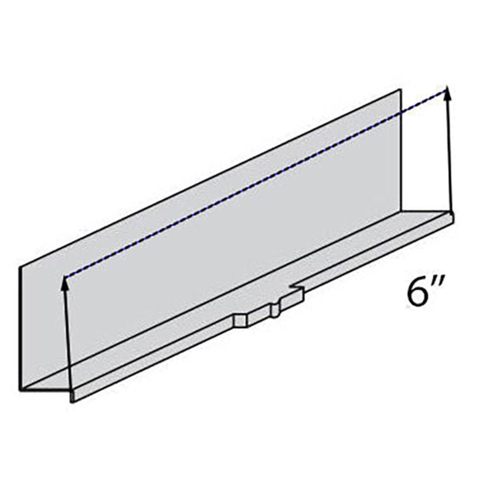 Head Flashing Strip, 6 In Exterior  - Sandtone - Mullion Joining Components for Windows