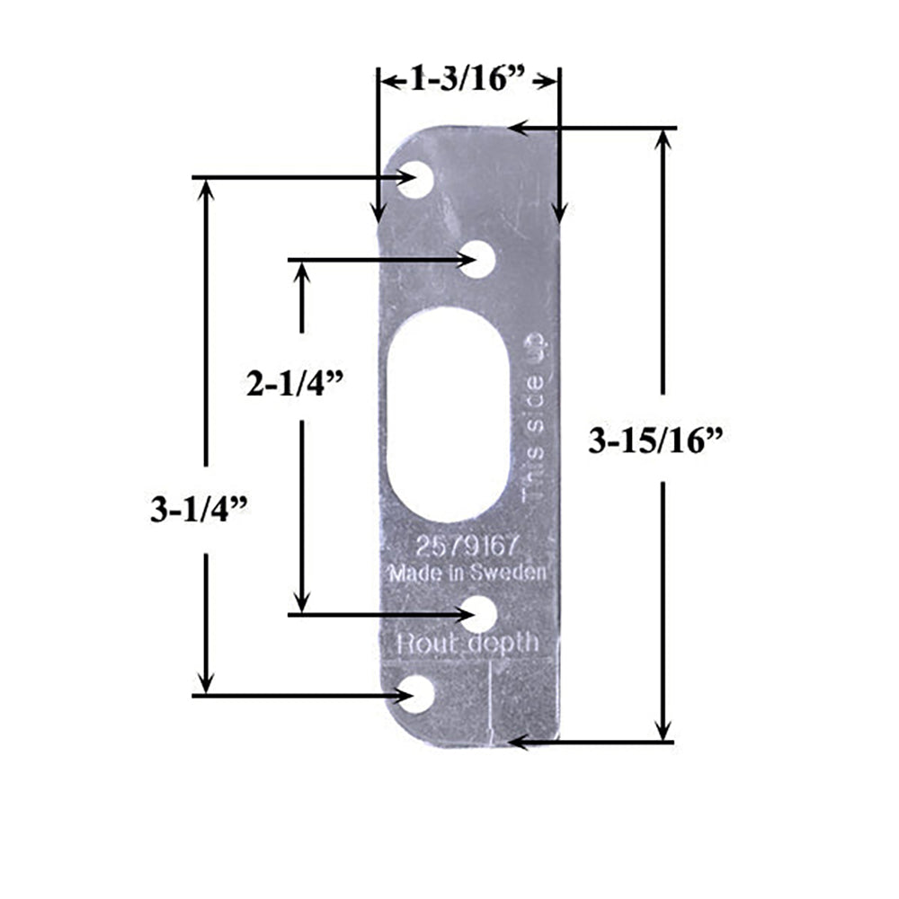 Hinge Routing Template