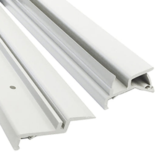 Interlock Weatherstrip Set for 8 foot Door Height. Overall Length is 92.4375 inches