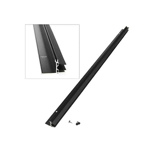 L-Shaped Storm Door Sweep - Black