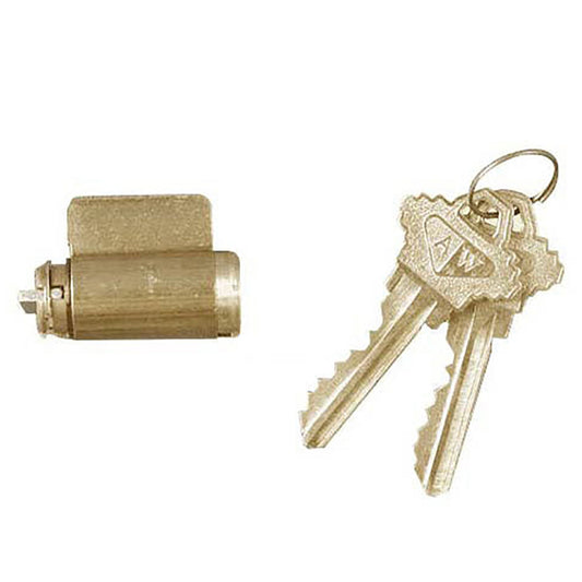 Lock Cylinder, Andersen Frenchwood Hinged- Bright Brass