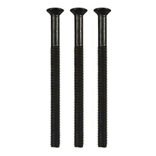 M5 x 70mm Handle Screws, 3 pack - 2-3/8 Inch thick door - Black