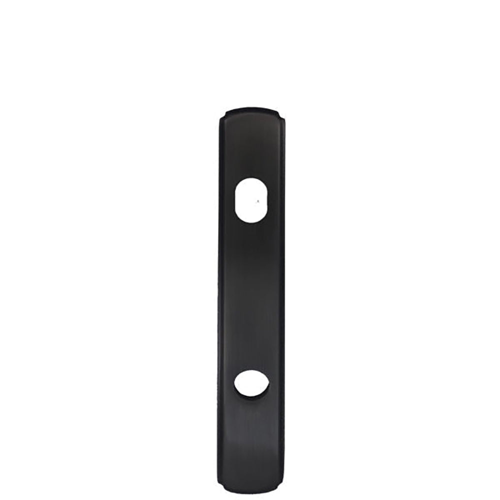 Newbury Active Exterior Escutcheon Plate in Oil Rubbed Bronze