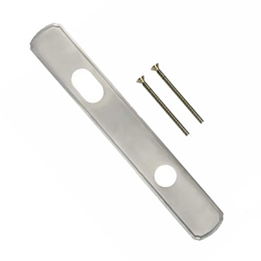 Andersen Newbury Active Exterior Escutcheon Plate in Satin Nickel