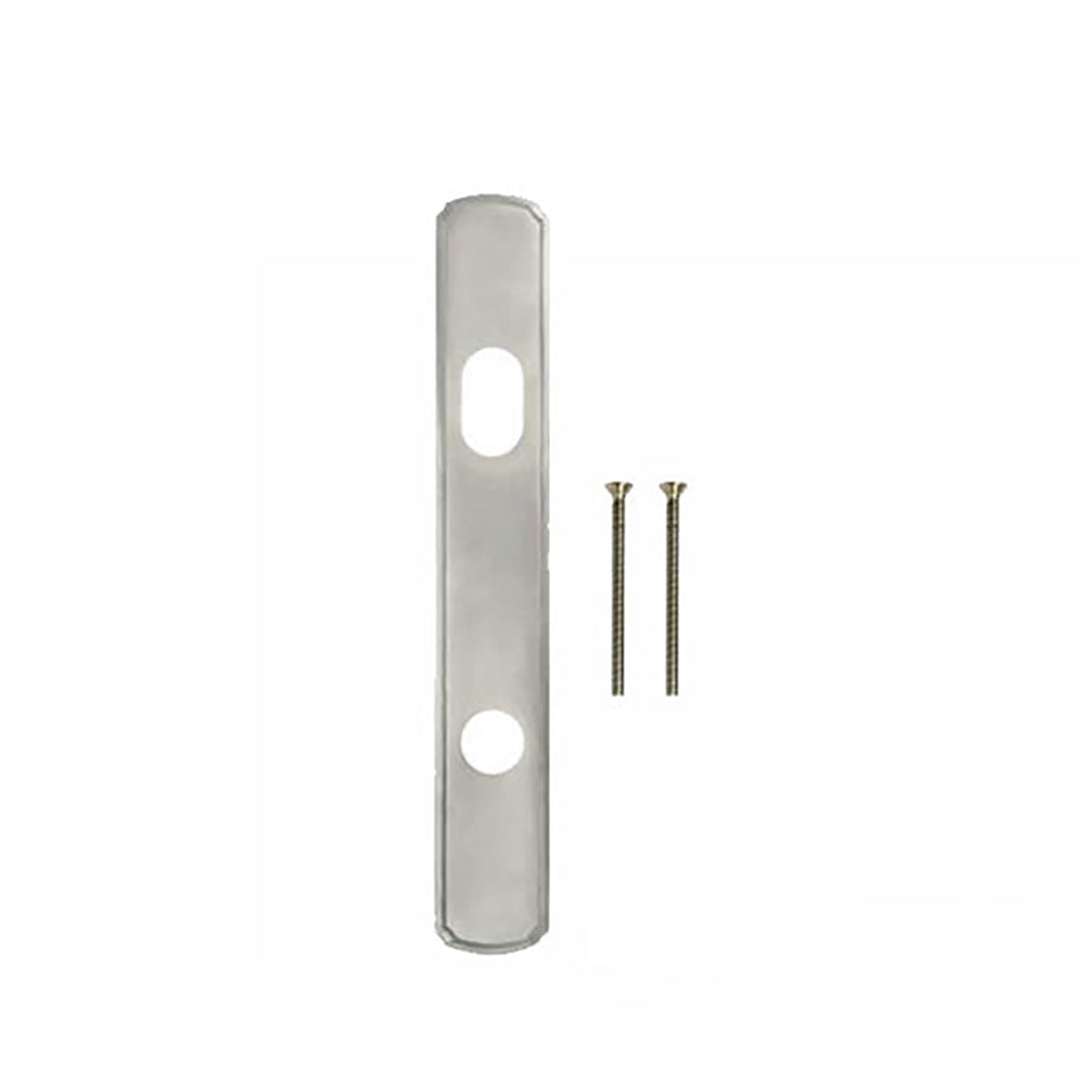 Andersen Newbury Active Exterior Escutcheon Plate in Satin Nickel