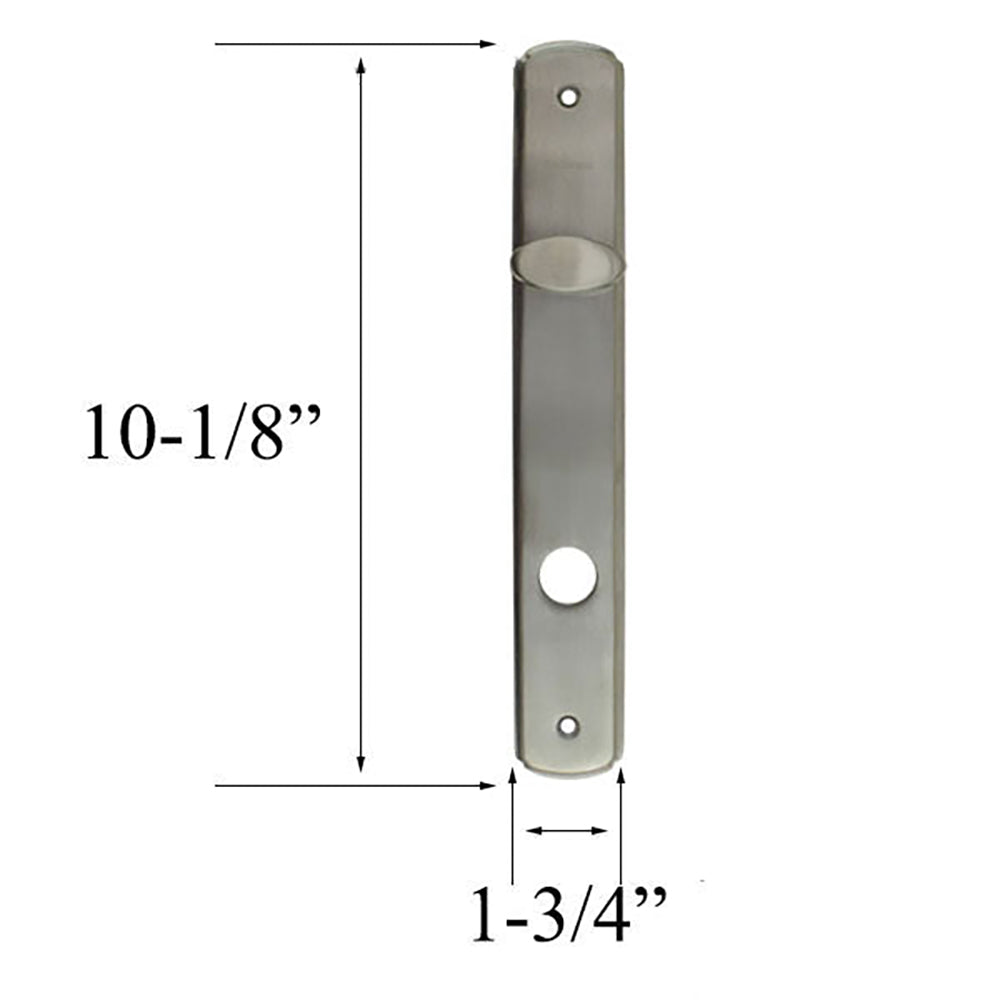 Newbury Active Interior Escutcheon Plate - Satin Nickel
