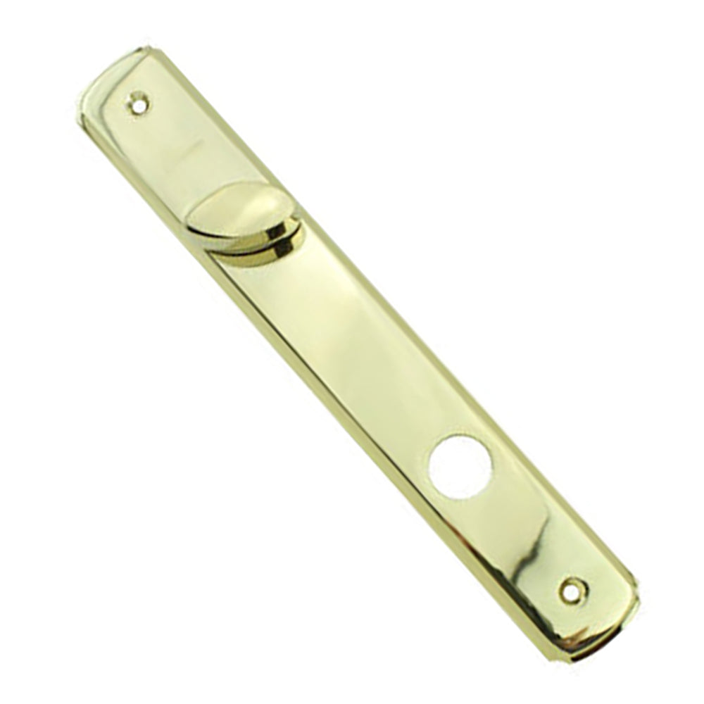 Parts- Escutcheon Plate, Active Panel - H.P. Bright Brass