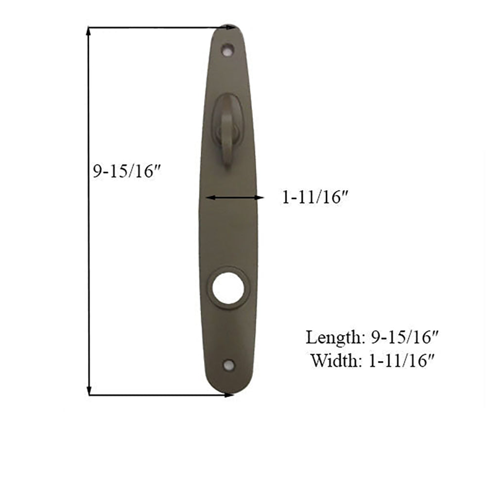 Andersen Tribeca Escutcheon Plate the New Style in Stone