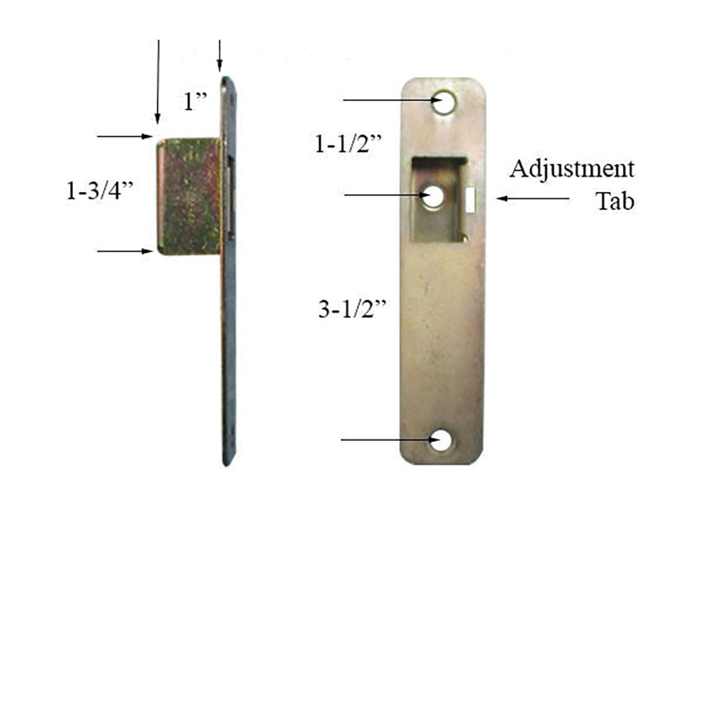 Receiver, Flush Bolt Head AP / Sill PA