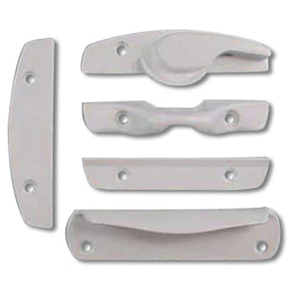 Sash Lock, Keeper and Lift, Double Hung - White