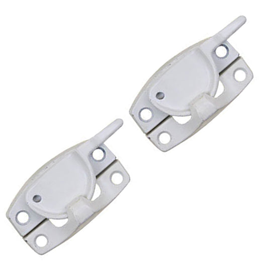 Sash Lock PSNL,  Twin Pack, w/ Keeper -White