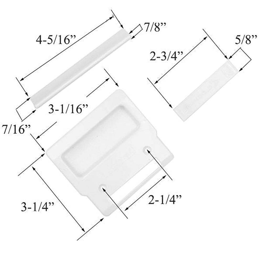 Screen Hardware Kit, Andersen - White