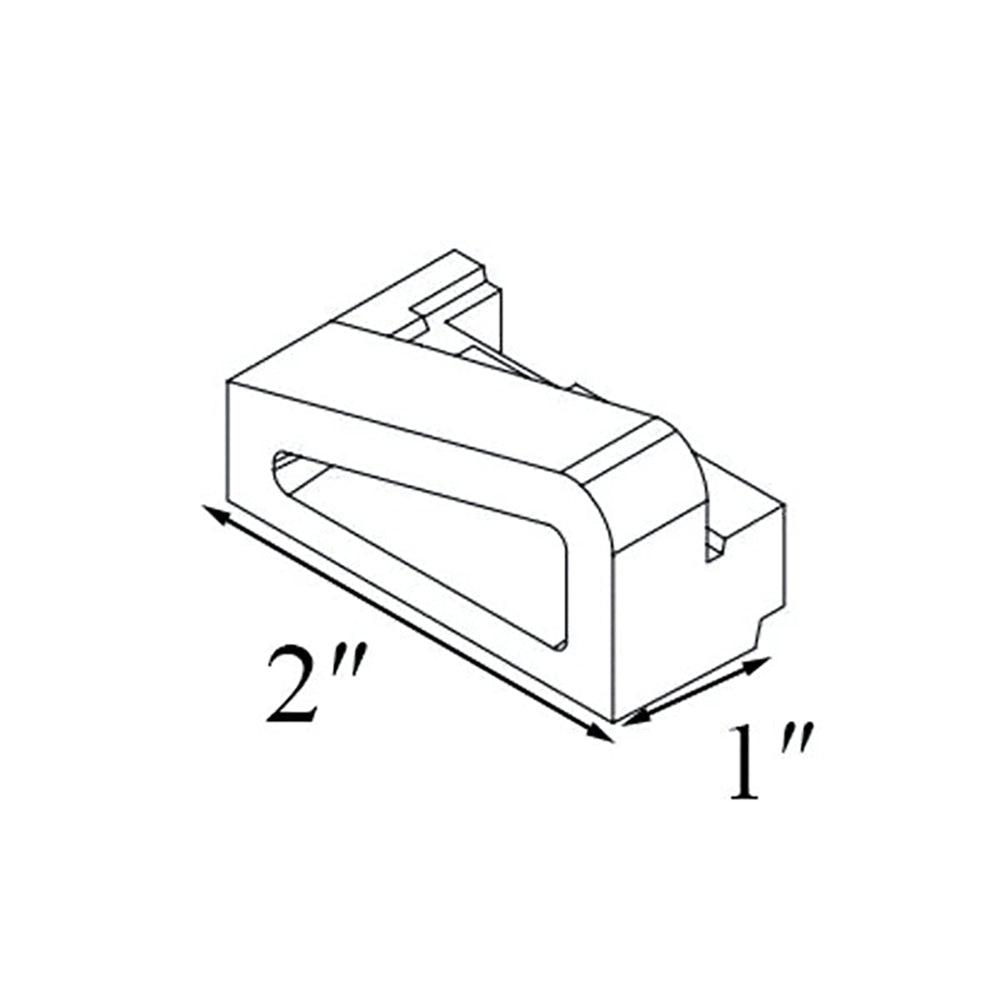 Andersen Left Sill Plug for Frenchwood Gliding 1990 to Present