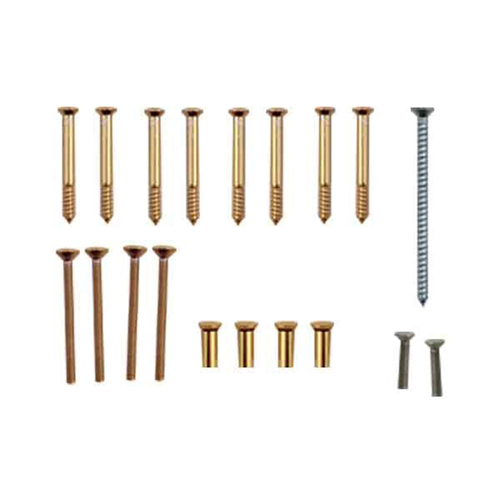 Trim Set Screw pack, Gliding Door - Antique Brass