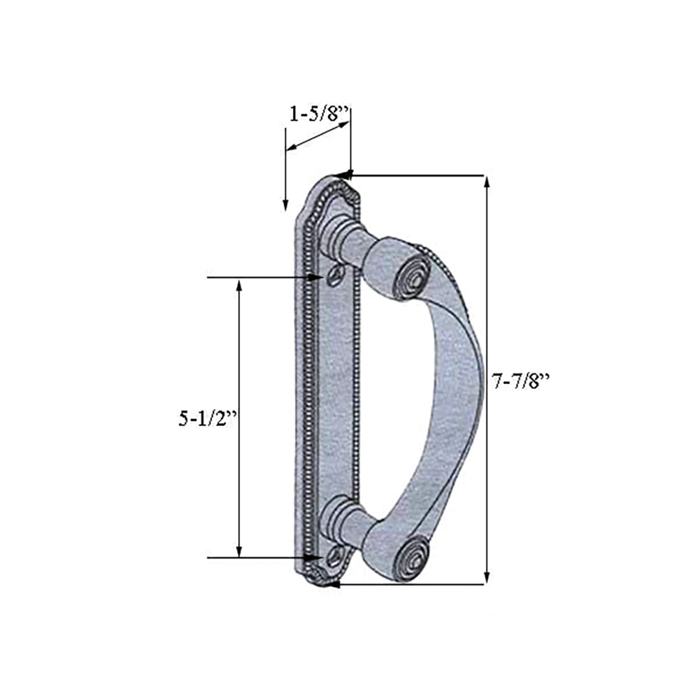 Whitmore 4 Panel Complete Gliding Door Trim Set