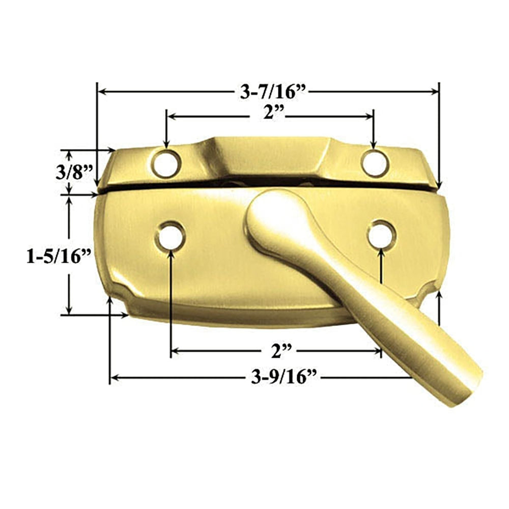 Woodwright Double-Hung Sash Lock