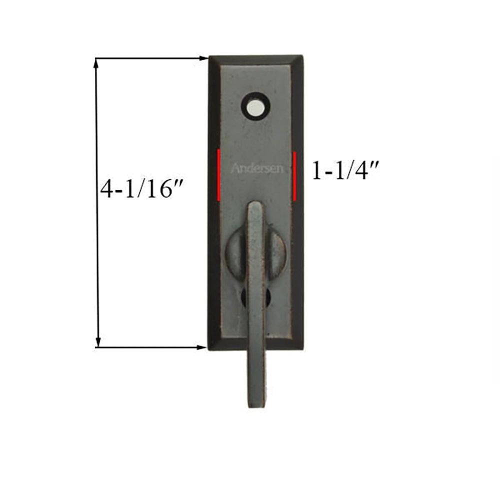 Yuma Gliding Door Interior Thumb Latch