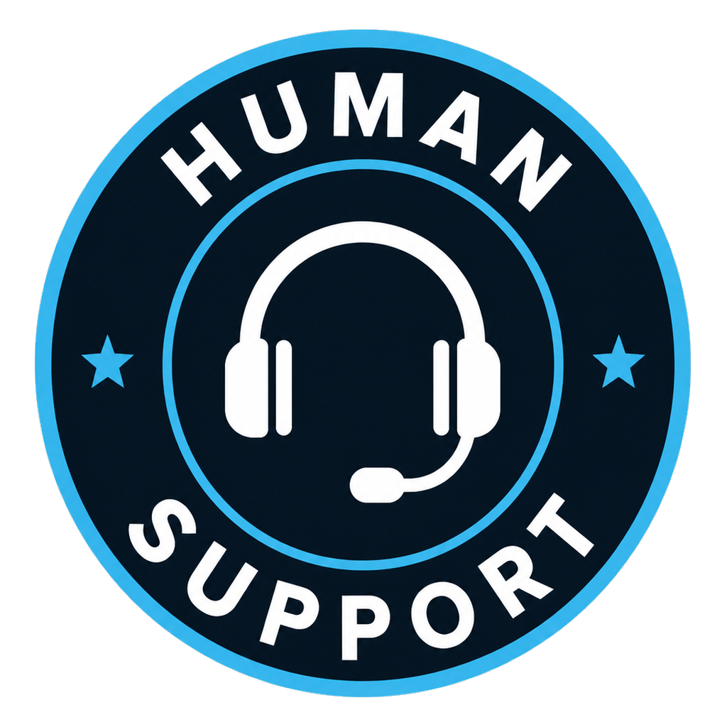 Real human customer support